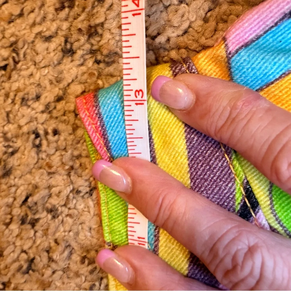 Colorful Abstract Patterned Pants - Picture 5 of 7
